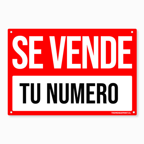Letrero Se Vende
